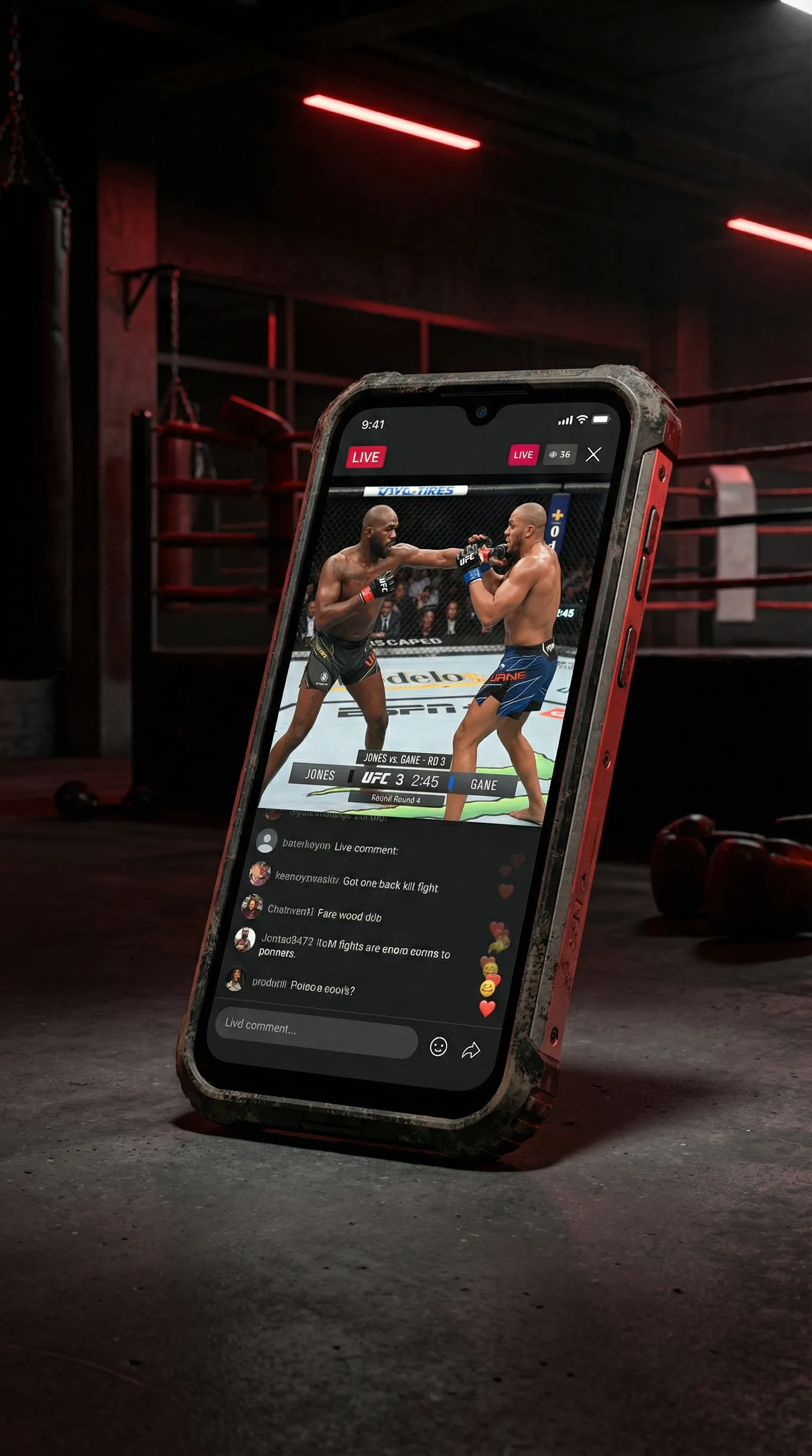 乡下大炕下害羞的岳 移动端APP格斗直播界面